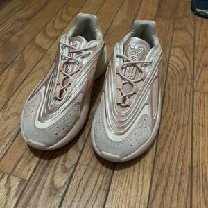 adidas Women's Sneakers in Beige and White